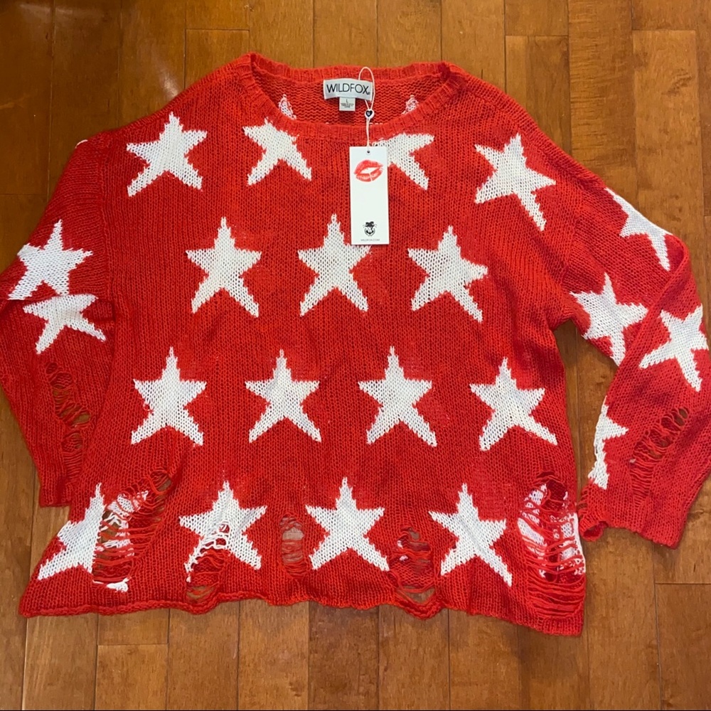NWT Wildfox Seeing Stars Lennon Sweater